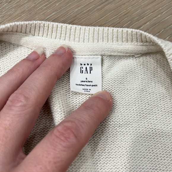 Gap. Girls size 5. Fox peplum cardigan. EUC - Picture 6 of 6